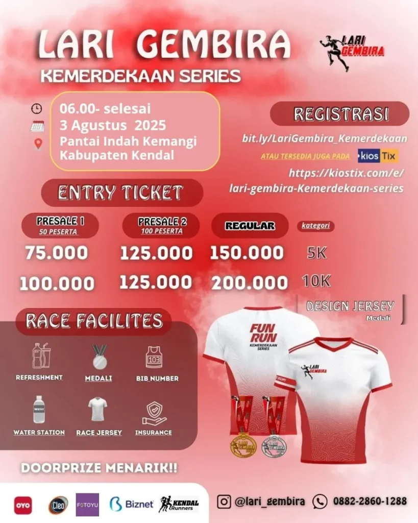 lari gembiria kemerdekaan 80 th indonesia